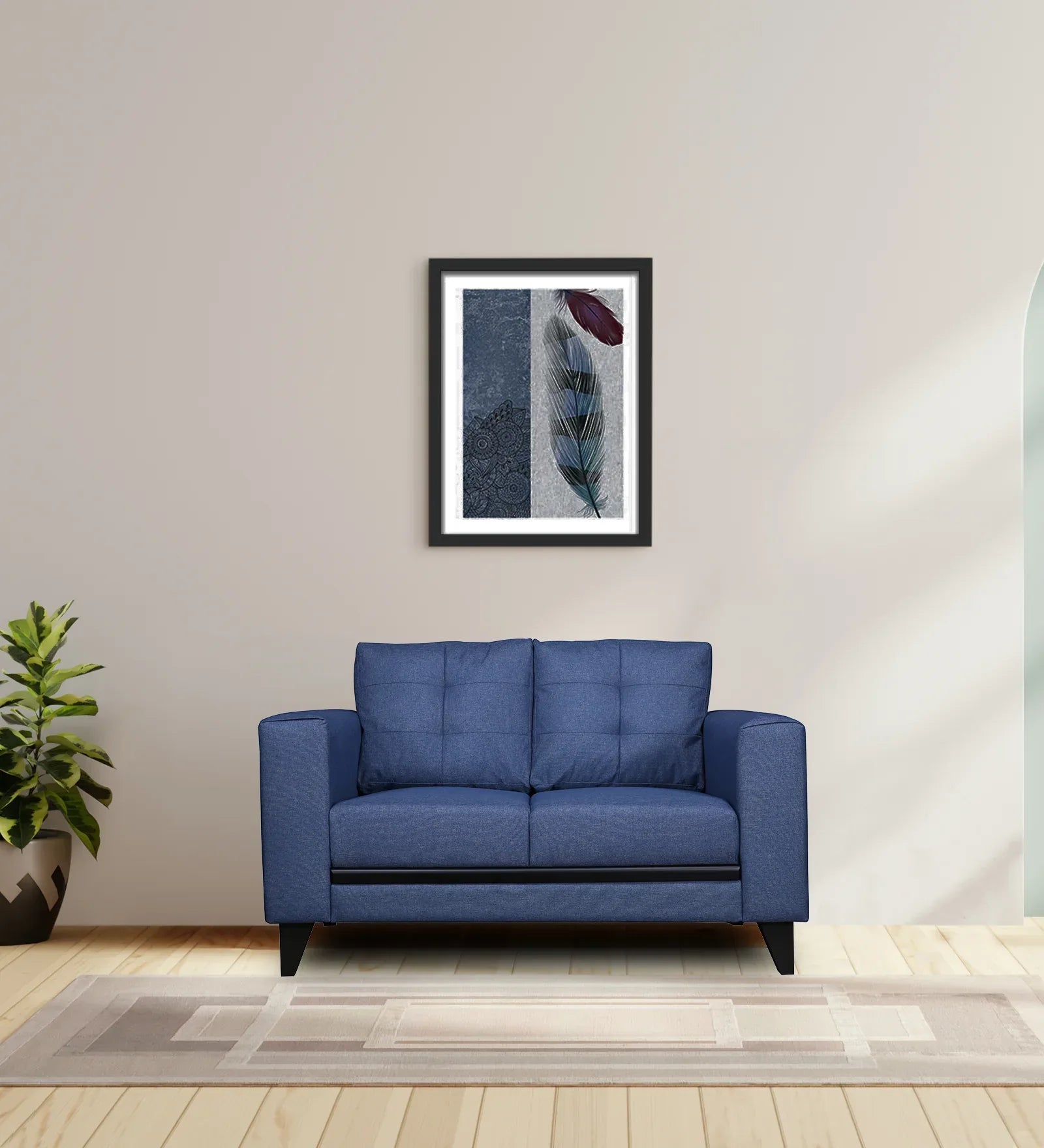 Garcia Fabric Two Seater Sofa – HomeTown