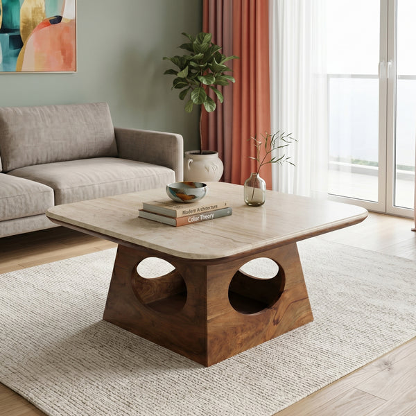 Arcus Marble Top Center Table