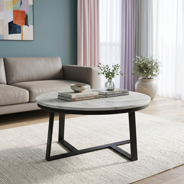 Elix Marble Top Center Table