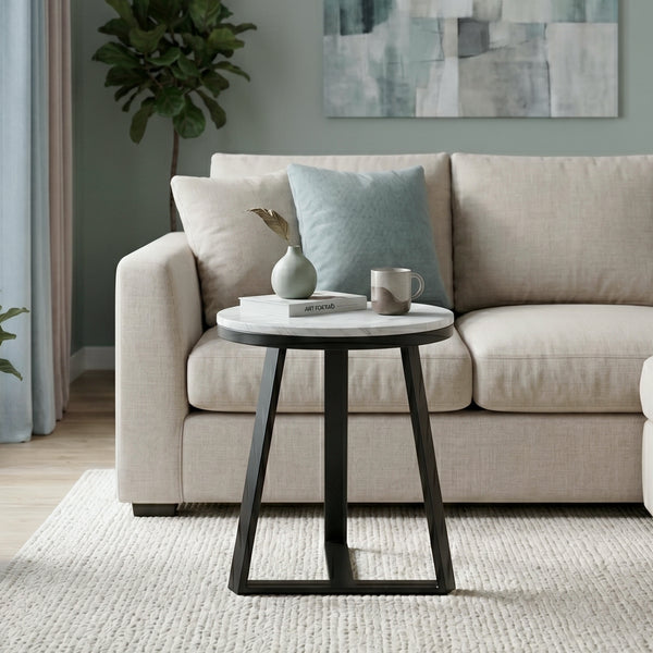 Elix Marble Top Side Table