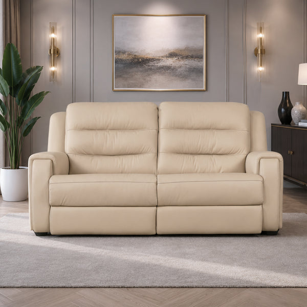 ELIO HALF LEATHER 3STR ELECTRIC RECLINER