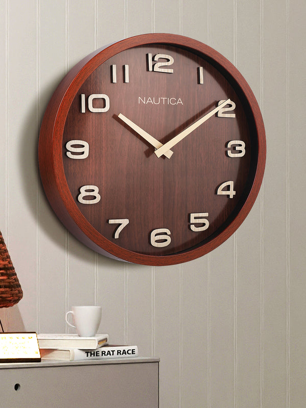 Bianca Home Real Wood Clocks Mahogany