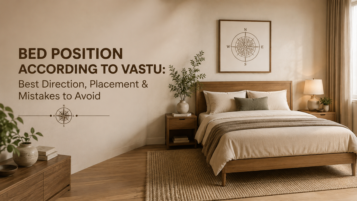Bed Position According to Vastu: Best Direction, Placement & Mistakes to Avoid