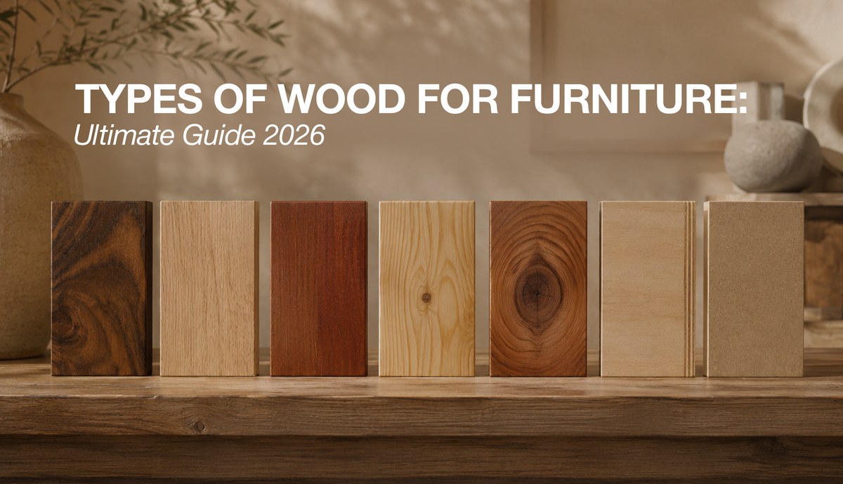 Different Types of Wood for Furniture: Ultimate Guide 2026