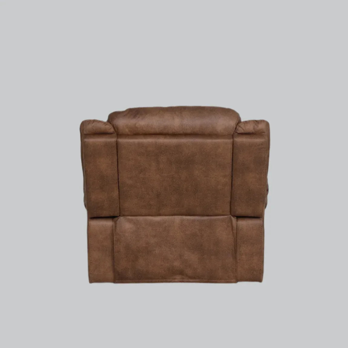 Liora Single Seater Fabric Rocker + Recliner in Brown Colour - HomeTown