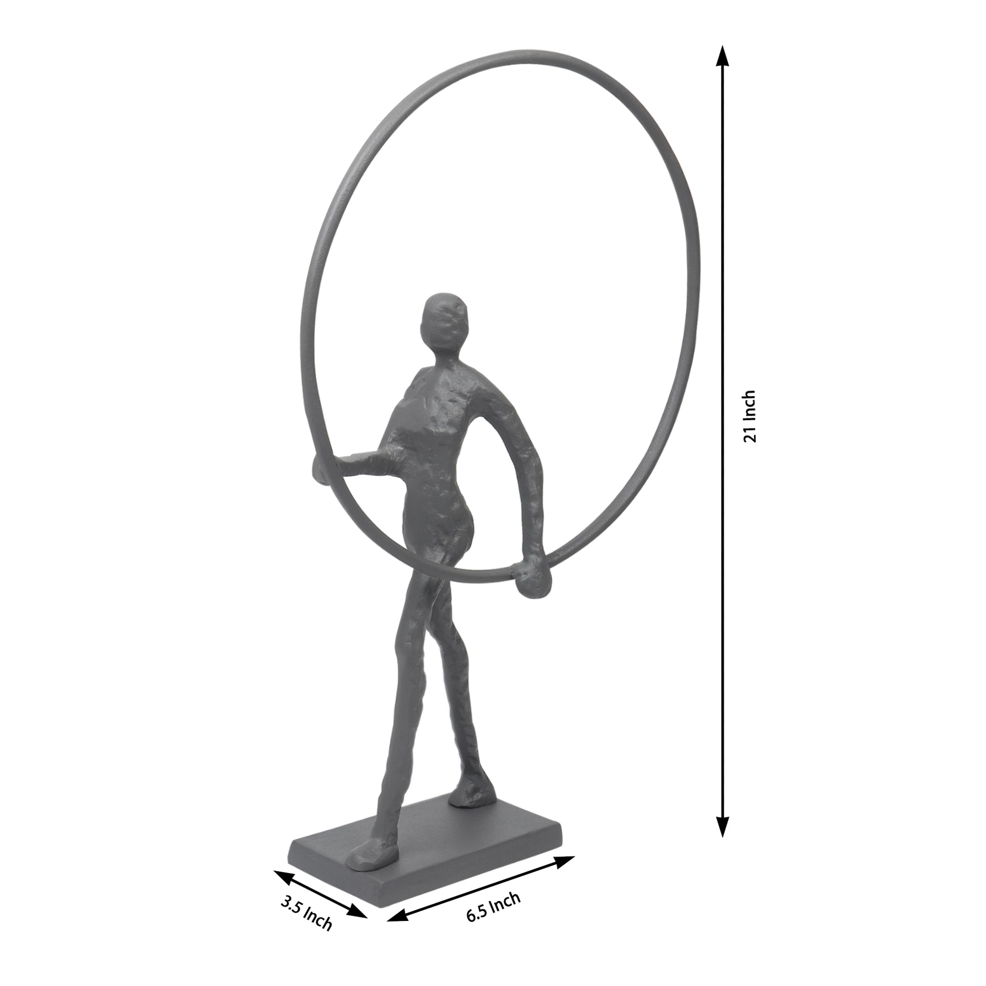Enigmatic Embrace Sculpture Grey