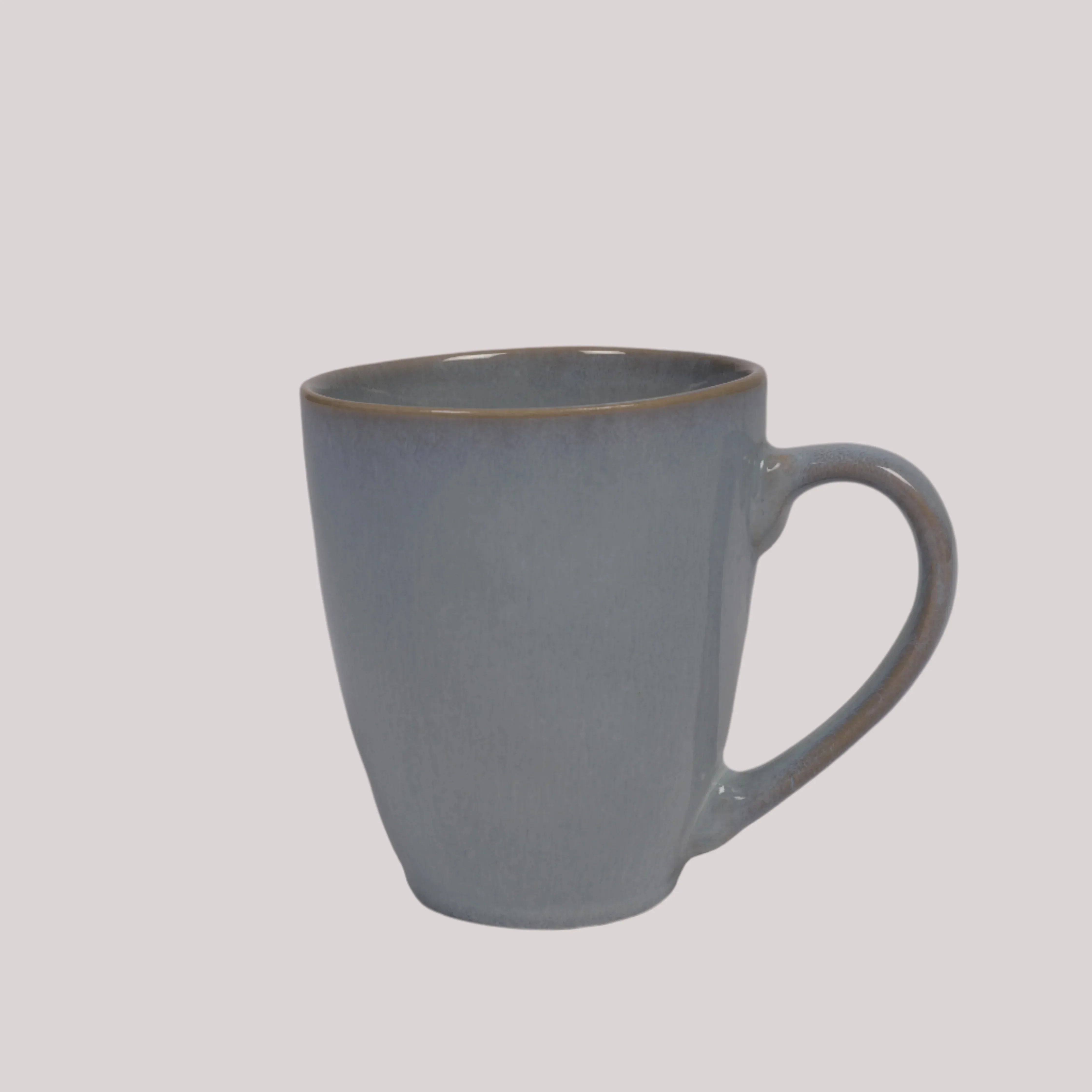 Living Essence Stoneware Mug Blue 380ml Set of 2Pcs - HomeTown