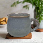 Living Essence Stoneware Mug Blue 240ml Set of 2Pcs - HomeTown