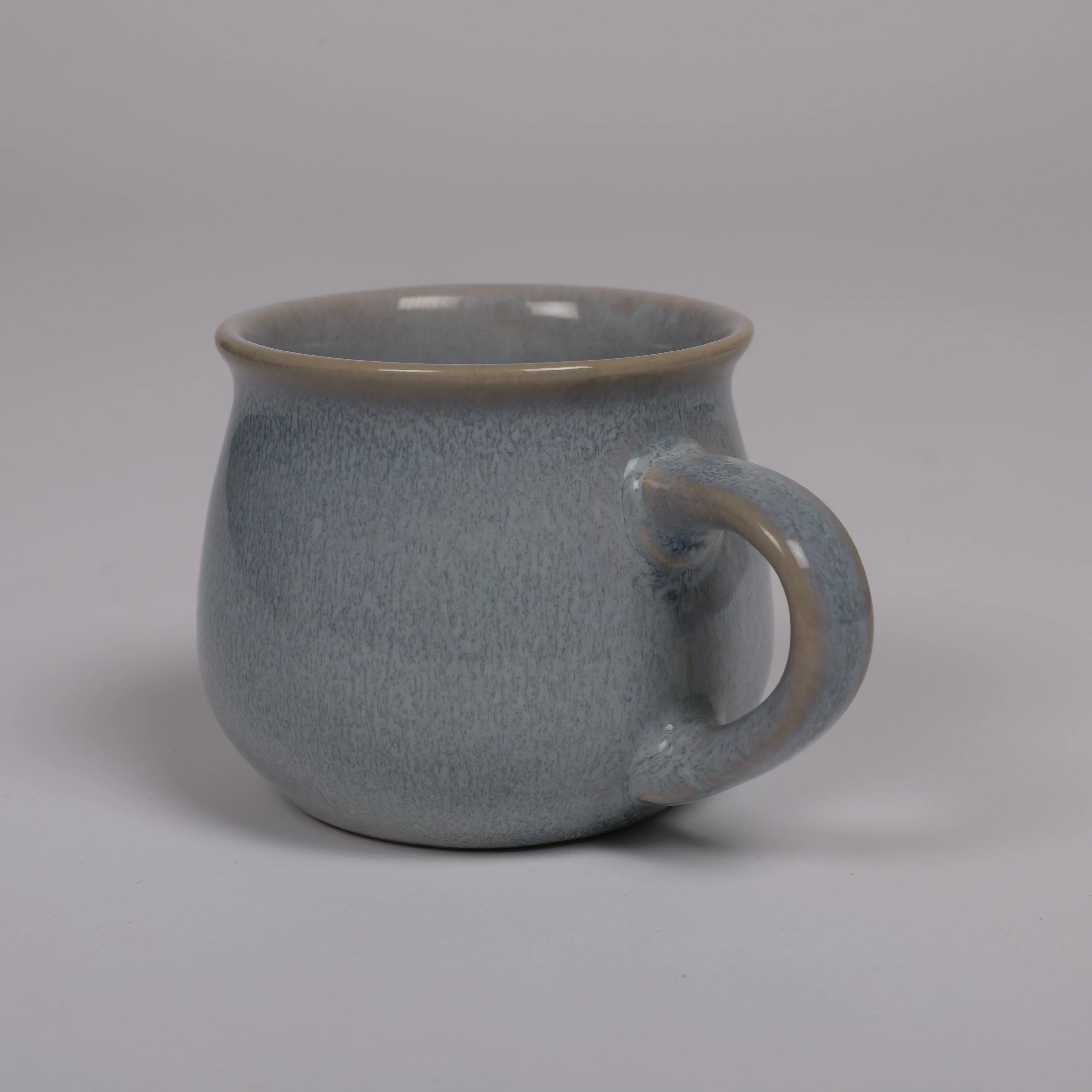 Living Essence Stoneware Mug Blue 240ml Set of 2Pcs - HomeTown