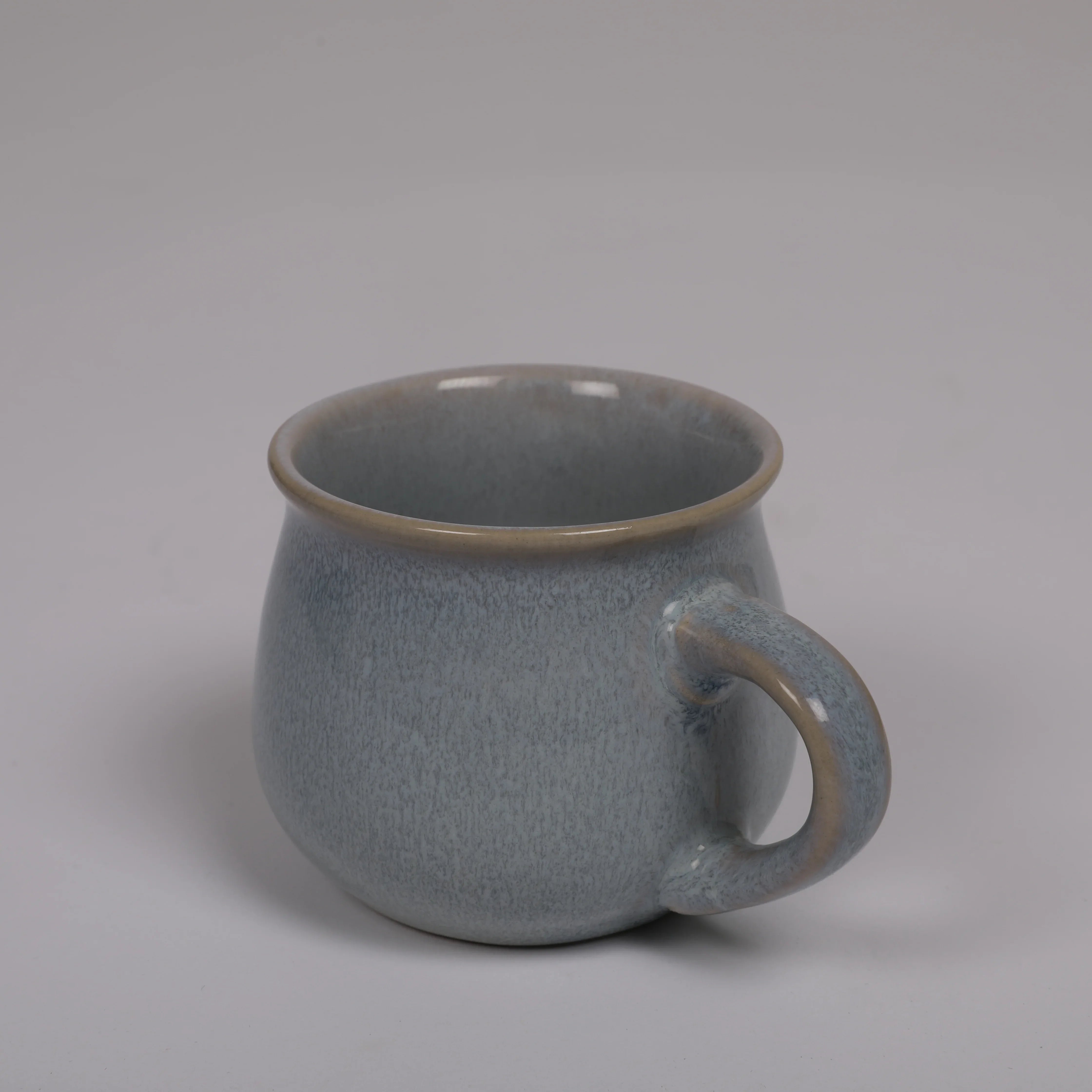 Living Essence Stoneware Mug Blue 240ml Set of 2Pcs - HomeTown