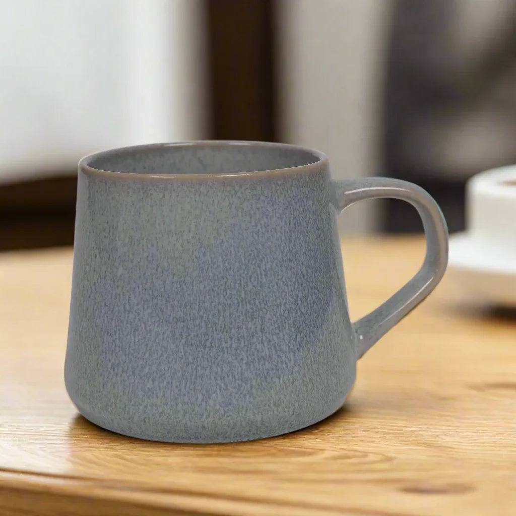 Living Essence Stoneware Mug Blue 330ml Set of 2Pcs - HomeTown