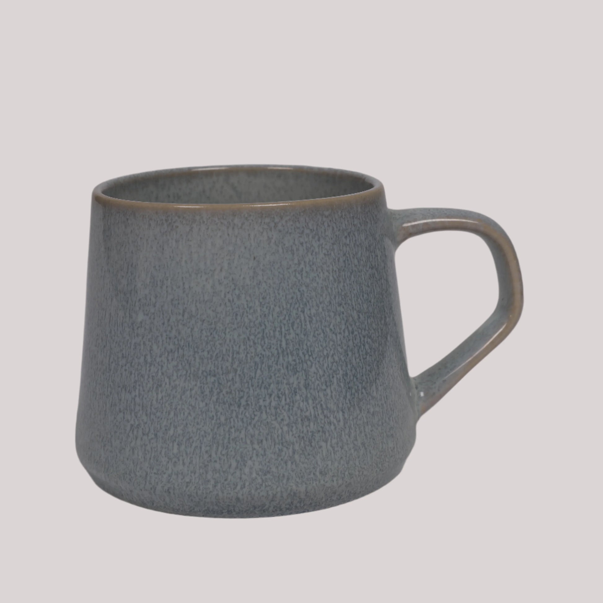 Living Essence Stoneware Mug Blue 330ml Set of 2Pcs - HomeTown