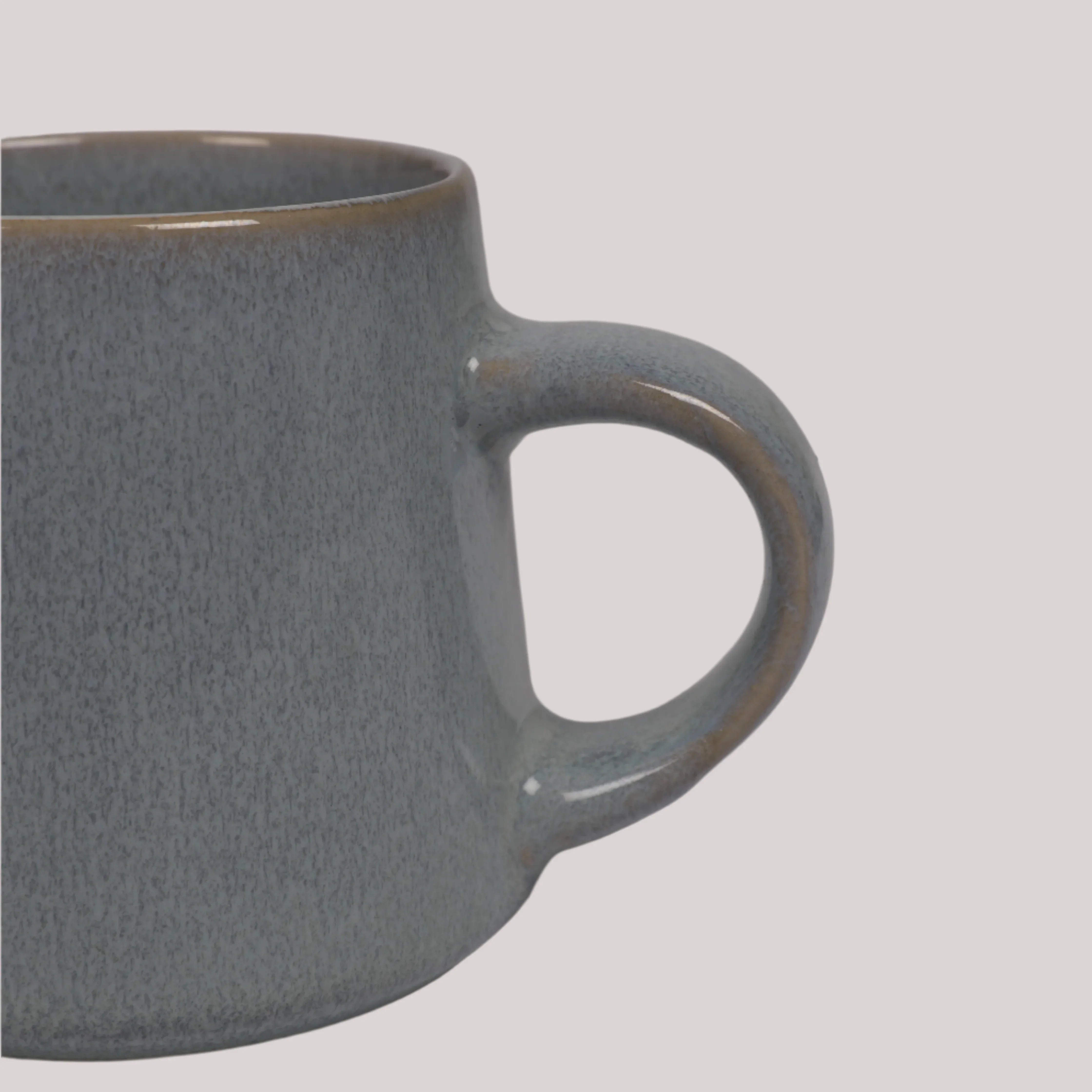 Living Essence Stoneware Mug Blue 450ml Set of 2Pcs - HomeTown