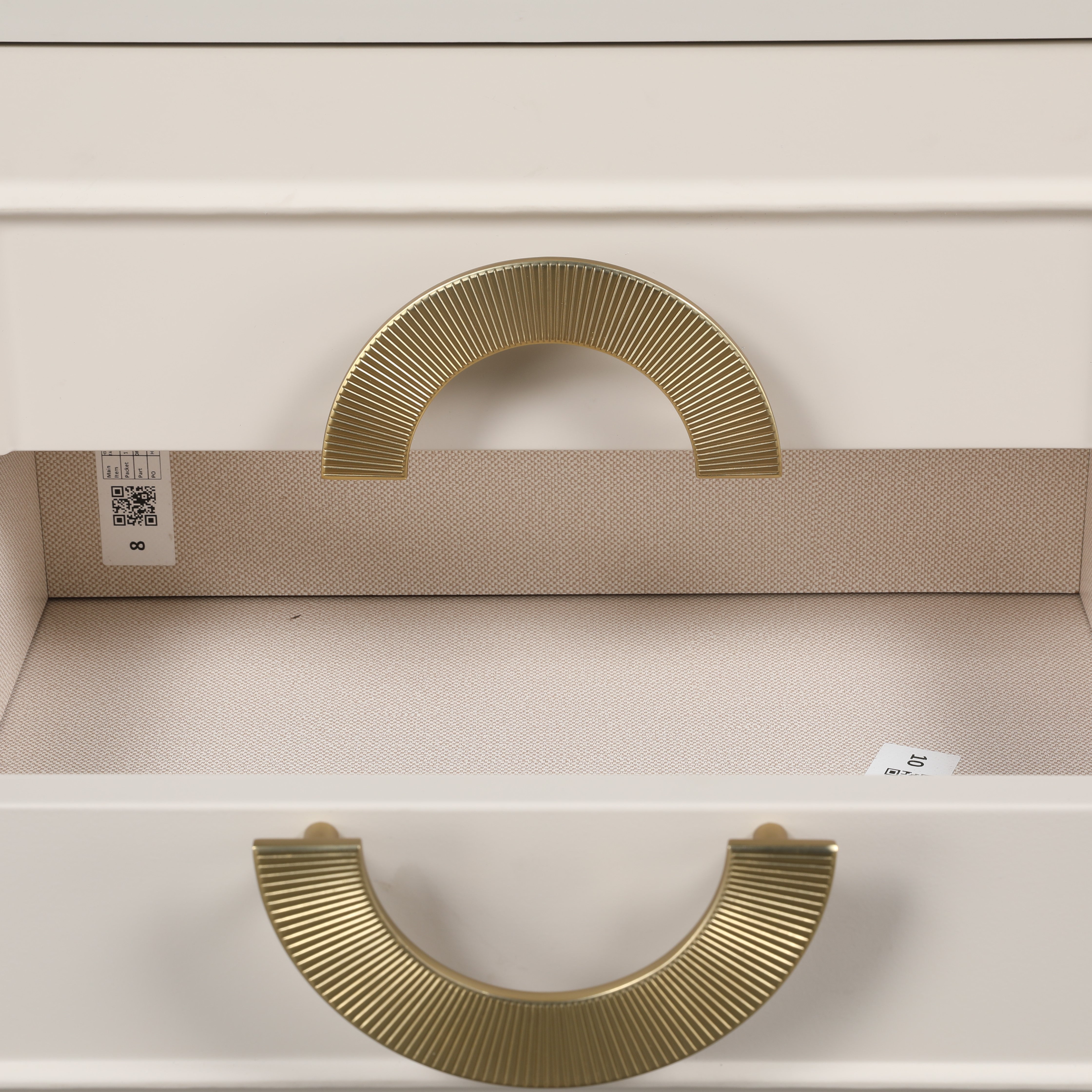 Aurora Bed Side Table Pumic Grey