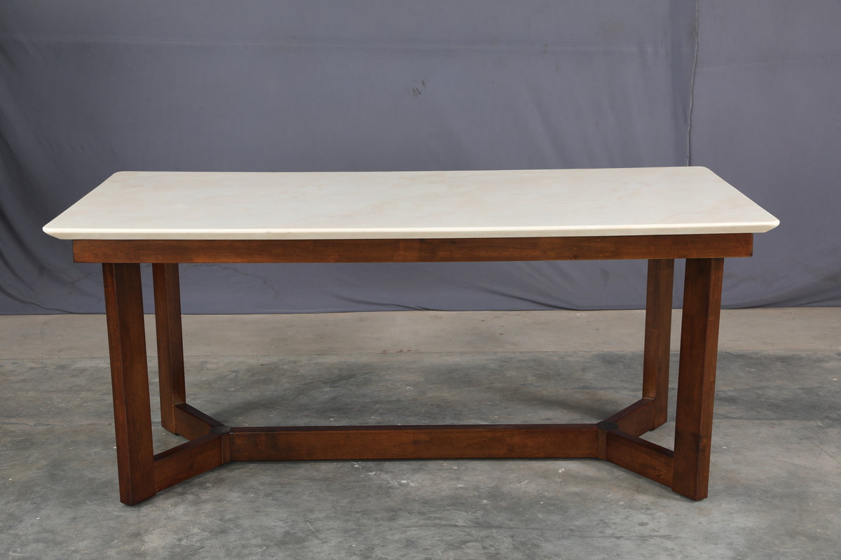 Atlas Marble Top 6 Seater Dining Table