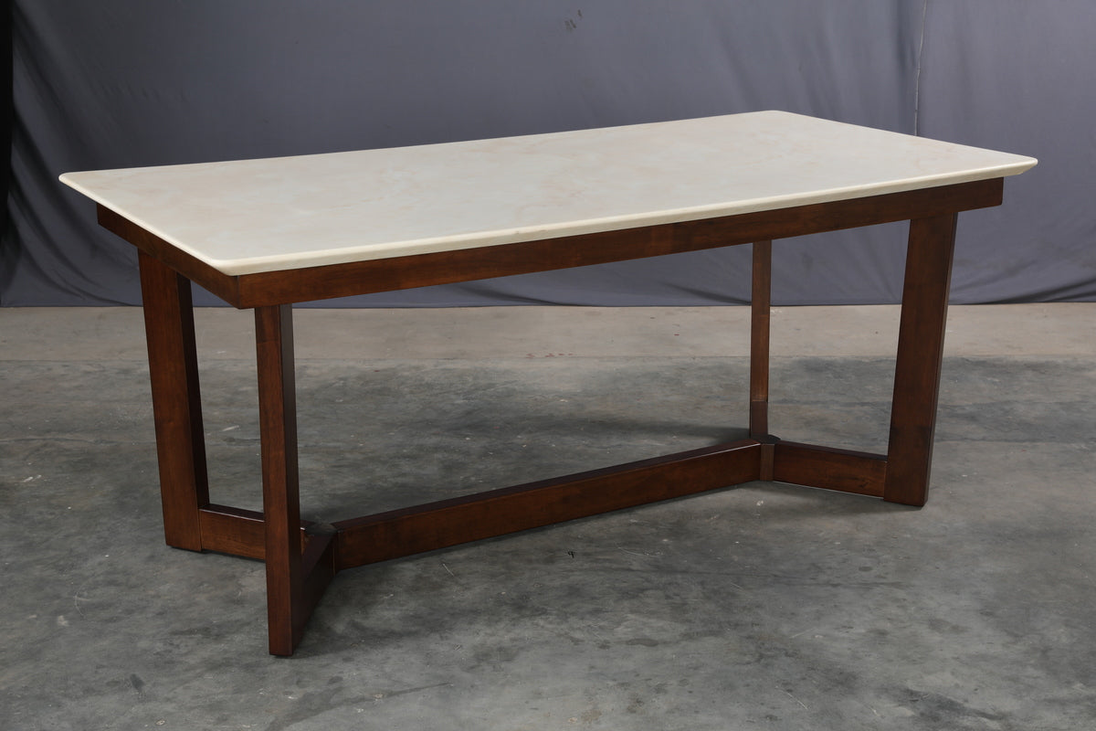 Atlas Marble Top 6 Seater Dining Table