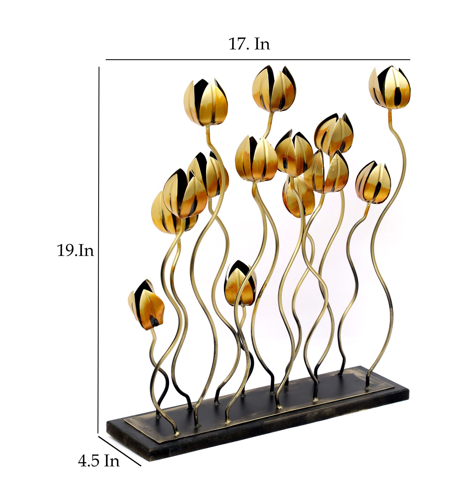 Vedas Abstract 6 Metal Table Décor - Modern Home Decor Showpiece