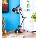 De Massion Shiny Gold Adjustable Iron Study Lamp