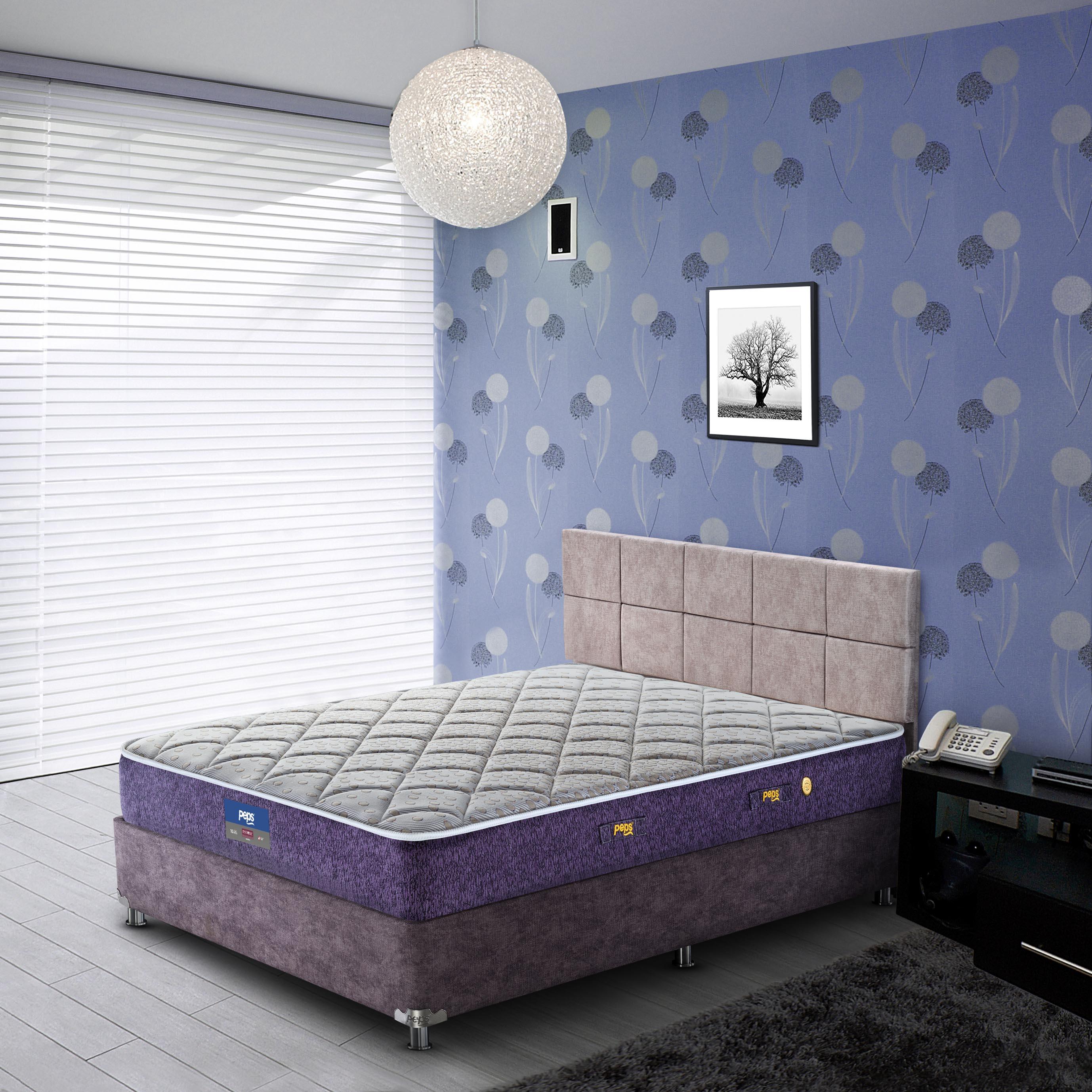 Restonic Sanibel Bonnel Spring Queen Mattress 78x60x6 Inch in Beige Colour - HomeTown