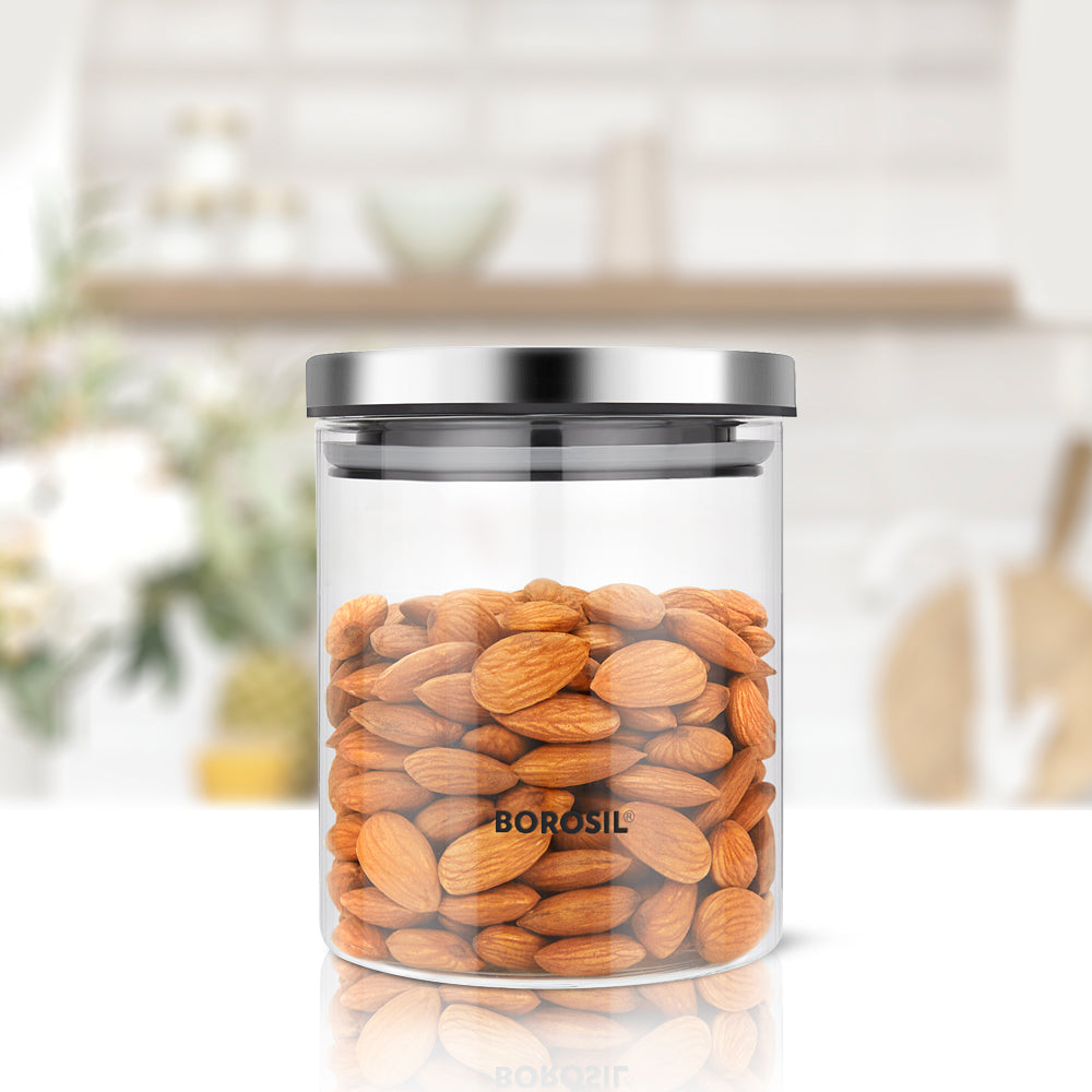 BOROSIL GLASS CLASSIC JAR 600 ML