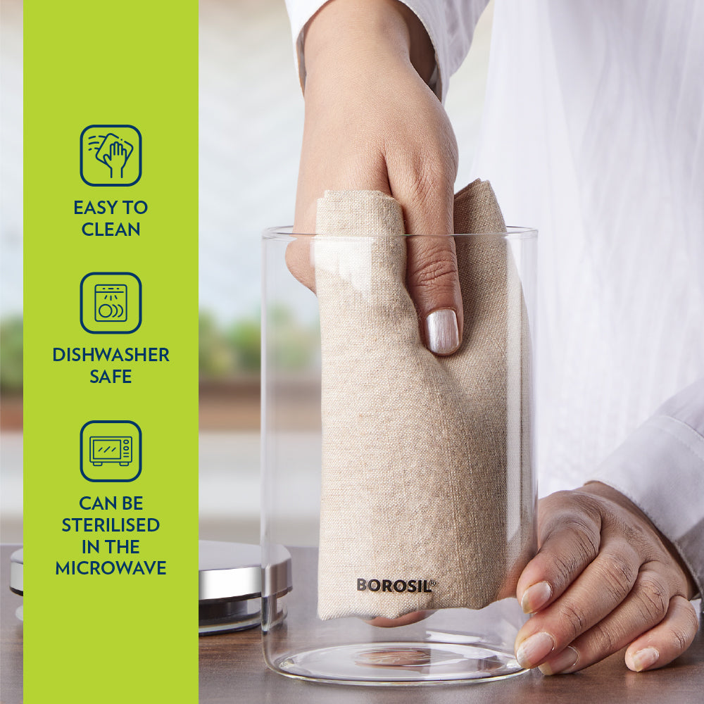 BOROSIL GLASS CLASSIC JAR 600 ML