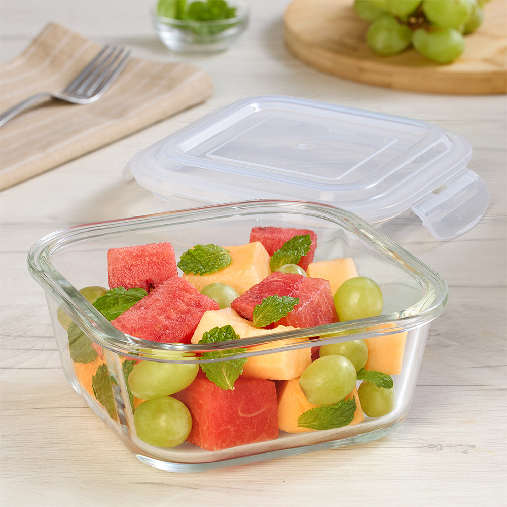 BOROSIL KLIP N STORE SQUARE CONTAINER 800ML
