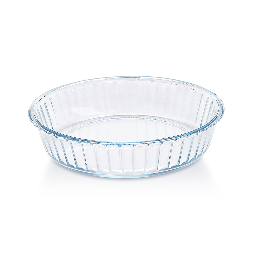 BOROSIL FLUTED GLASS BAKING DISH 1.5 LITRE