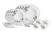 BOROSIL LARAH 18PC DINNER SET-PINK PEONY