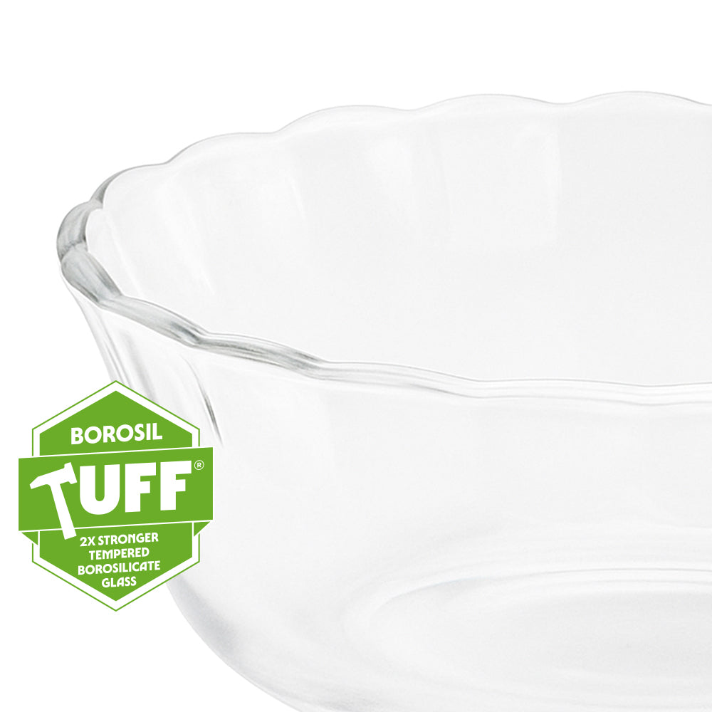 BOROSIL SET OF 4 MICROWAVABLE DESIGNER BOWL