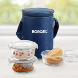 Borosil Smile Round 400 Ml | 3pcs Set