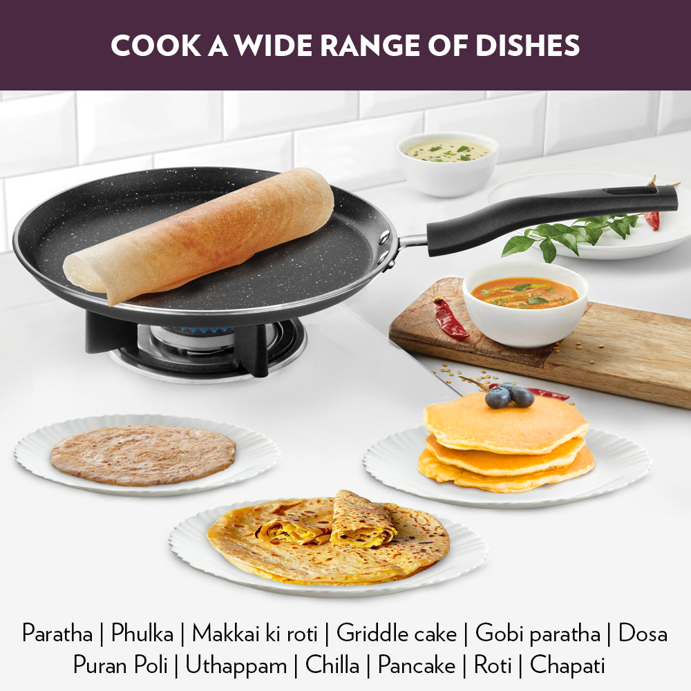 Borosil Granito Nonstick Induction Bottom Flat Tawa