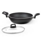 Borosil Granito Nonstick Induction Bottom Kadai W Lid