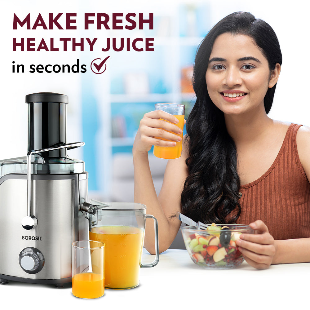 BOROSIL PRIMUS 800W SS JUICER
