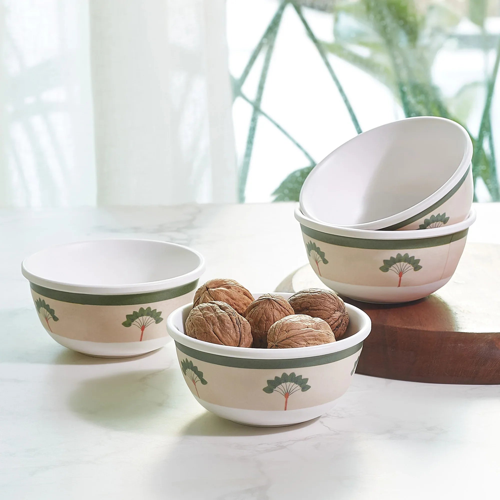 Living Essence Oasis Veg Bowl 4 inch Set of 4Pcs - HomeTown