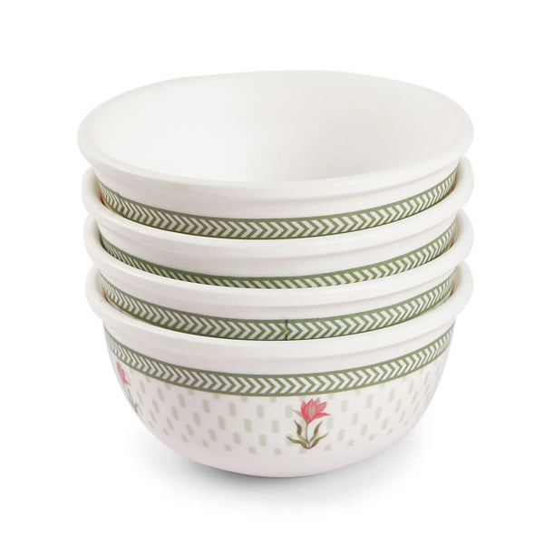 Living Essence Nelumbra Veg Bowl 4 Inch Set of 4Pcs dimensions