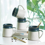 Living Essence Japandi Green Mug Set of 4Pcs - HomeTown