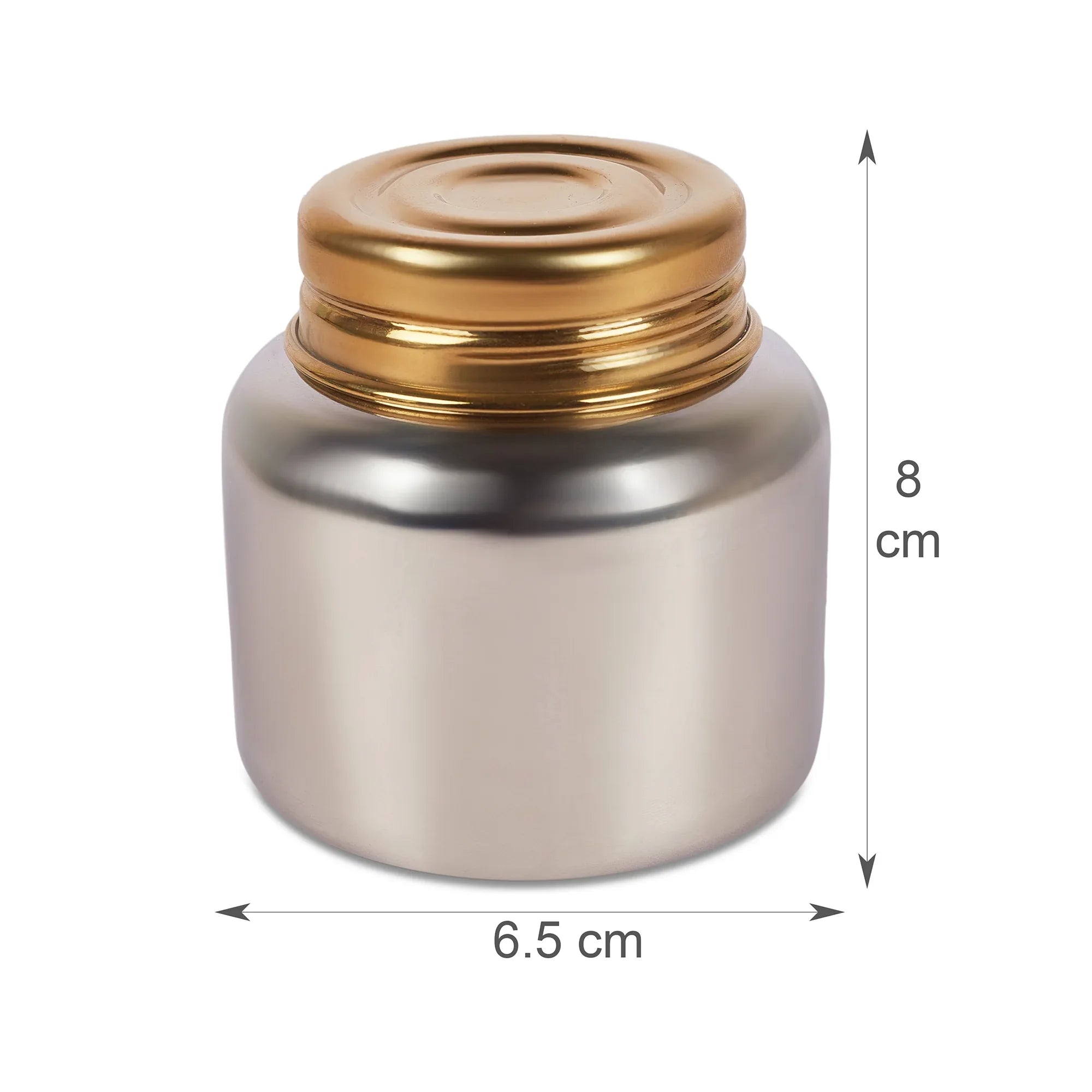 Sapphire Stainless Steel Serving Set Small in Gold & Silver Colour by Living Essence - HomeTown