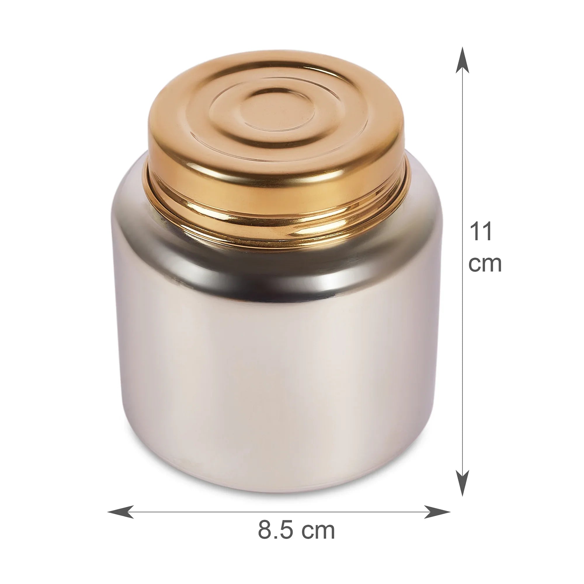 Sapphire Stainless Steel Serving Set Large in Gold & Silver Colour by Living Essence - HomeTown