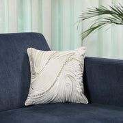 Swarna Cushion Cover White, 30x30cm - HomeTown