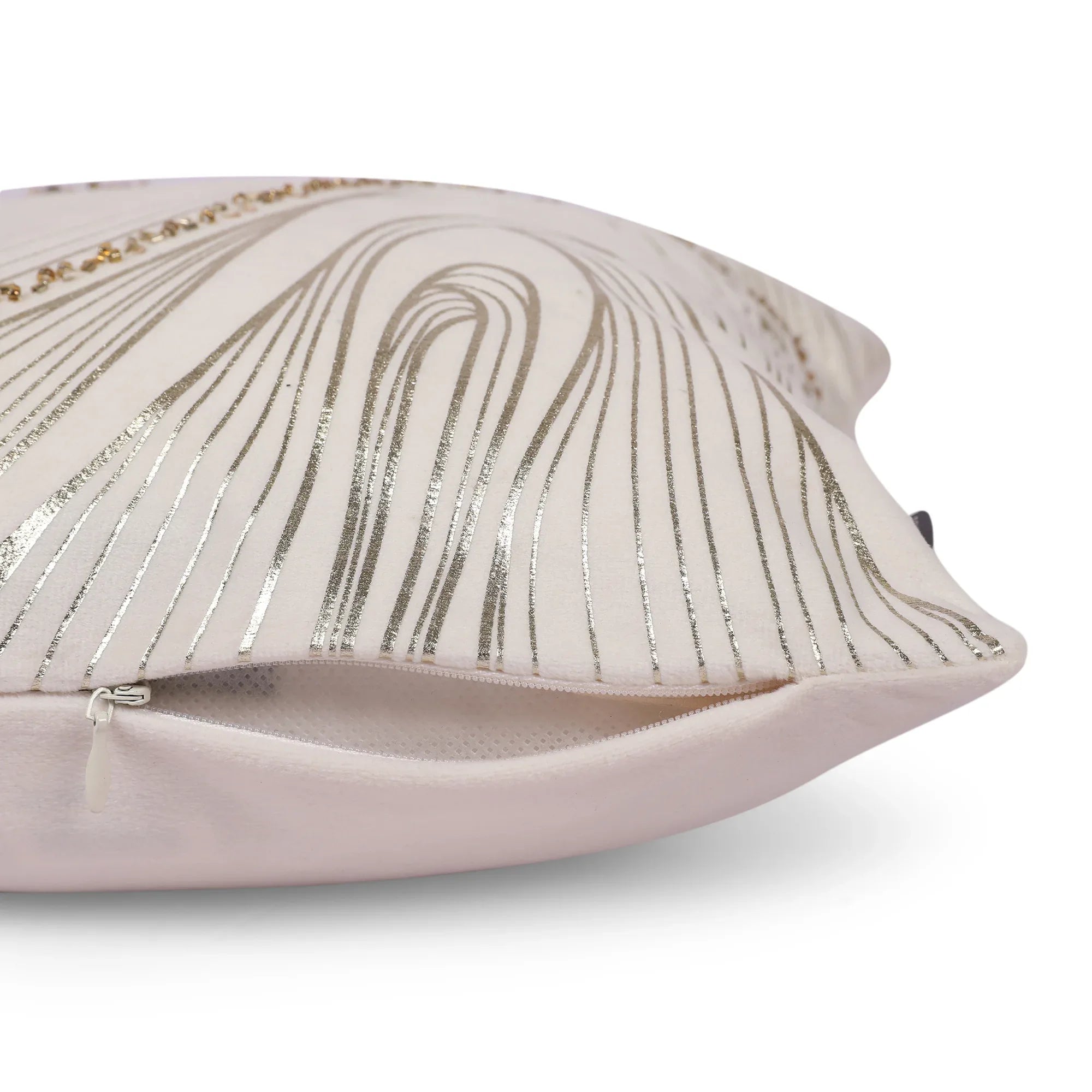 Swarna Cushion Cover White, 30x30cm - HomeTown