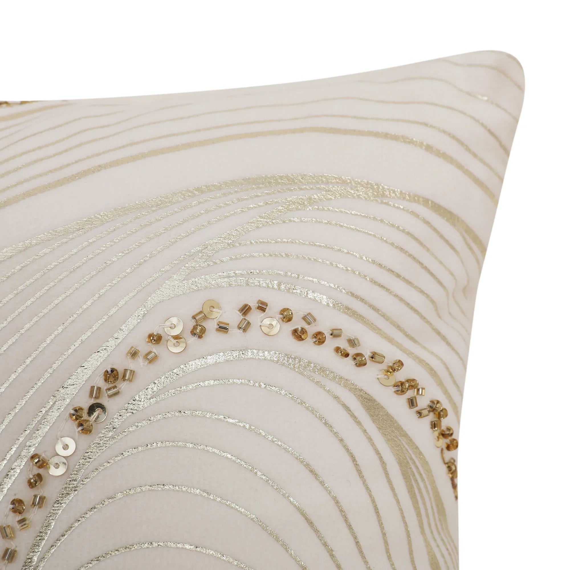 Swarna Cushion Cover White, 30x30cm - HomeTown