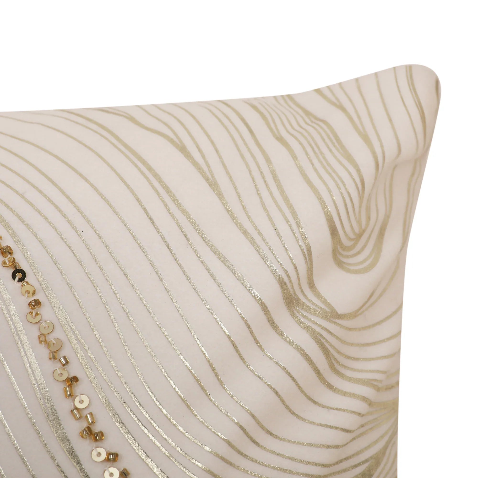 Swarna Cushion Cover White, 30x50cm - HomeTown