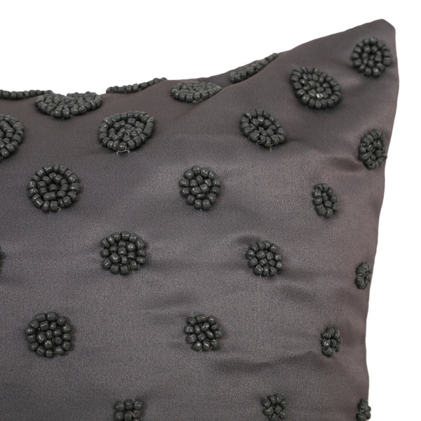Swarna Cushion Cover Grey, 40x40cm dimensions