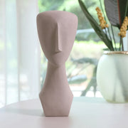 Miraya Modern Textured Face Polyresin Hand Finished Figurine Ivory 37cm by Living Essence - HomeTown