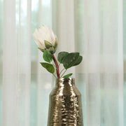 Blume Artificial Flower Protea Stem 66cm in White Colour By Living Essence - HomeTown