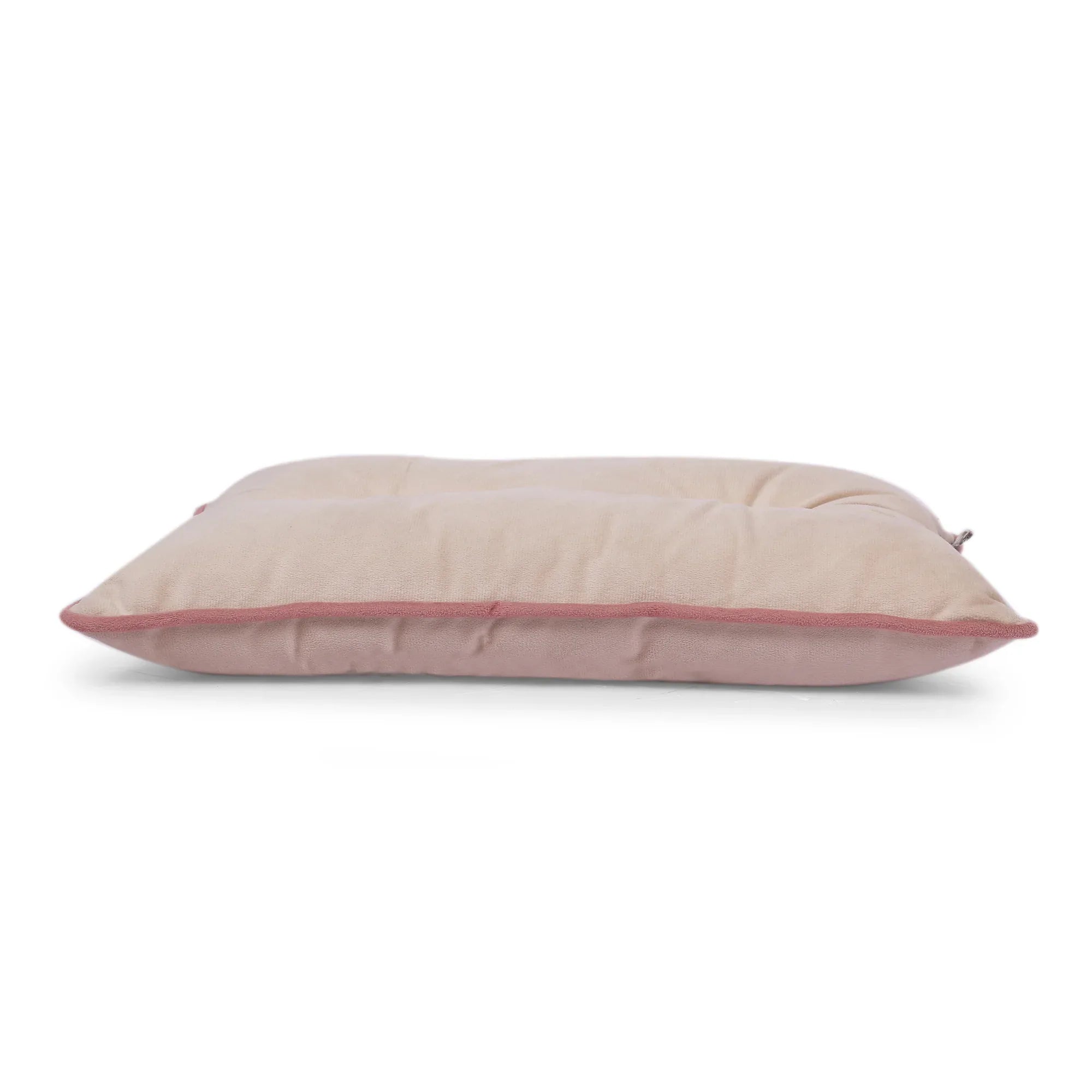 Velvet Solid Dori Filled Cushion Beige, 30X45cm - HomeTown