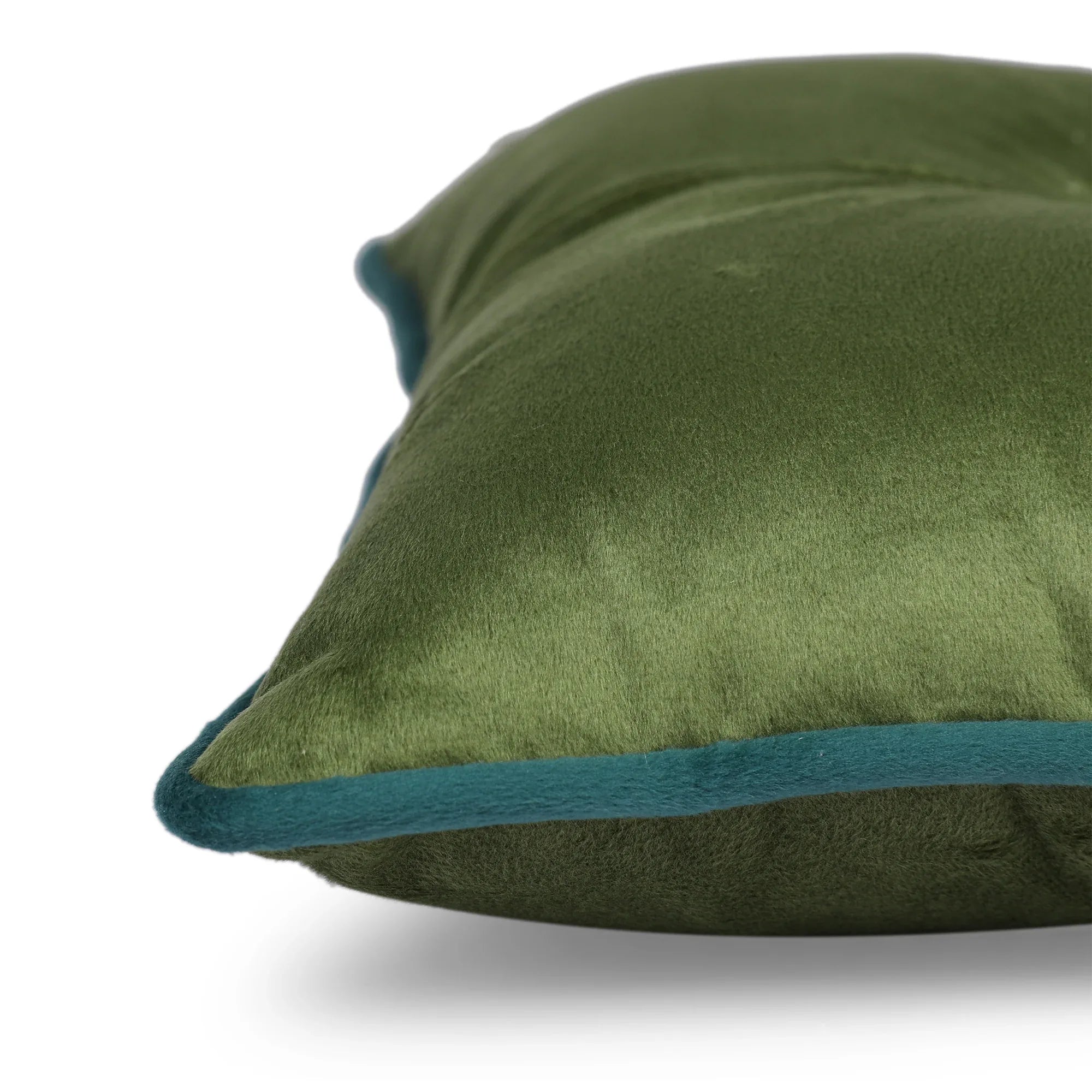 Velvet Solid Dori Filled Cushion Sage, 30X30cm - HomeTown