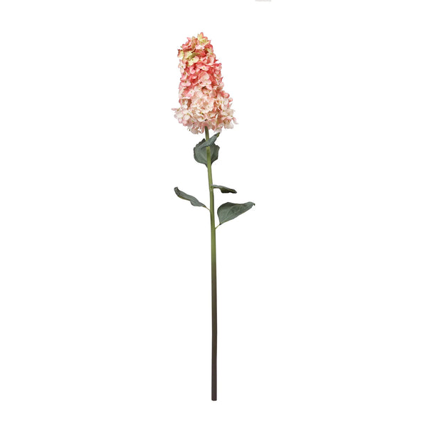 Blume Artificial Flower Hydrangea Stem 88cm in Pink Colour By Living Essence dimensions