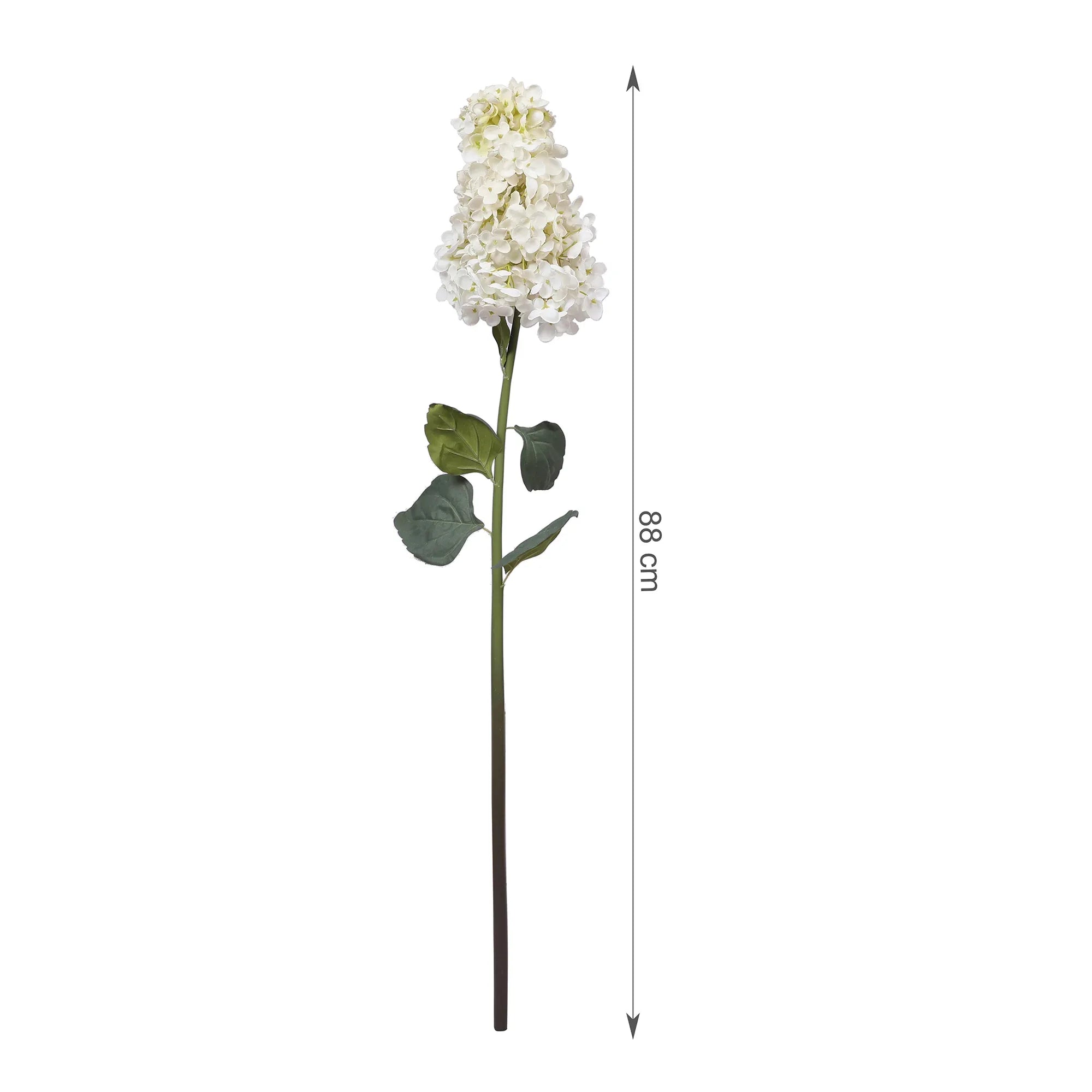 Blume Artificial Flower Hydrangea Stem 88cm in White Colour By Living Essence - HomeTown