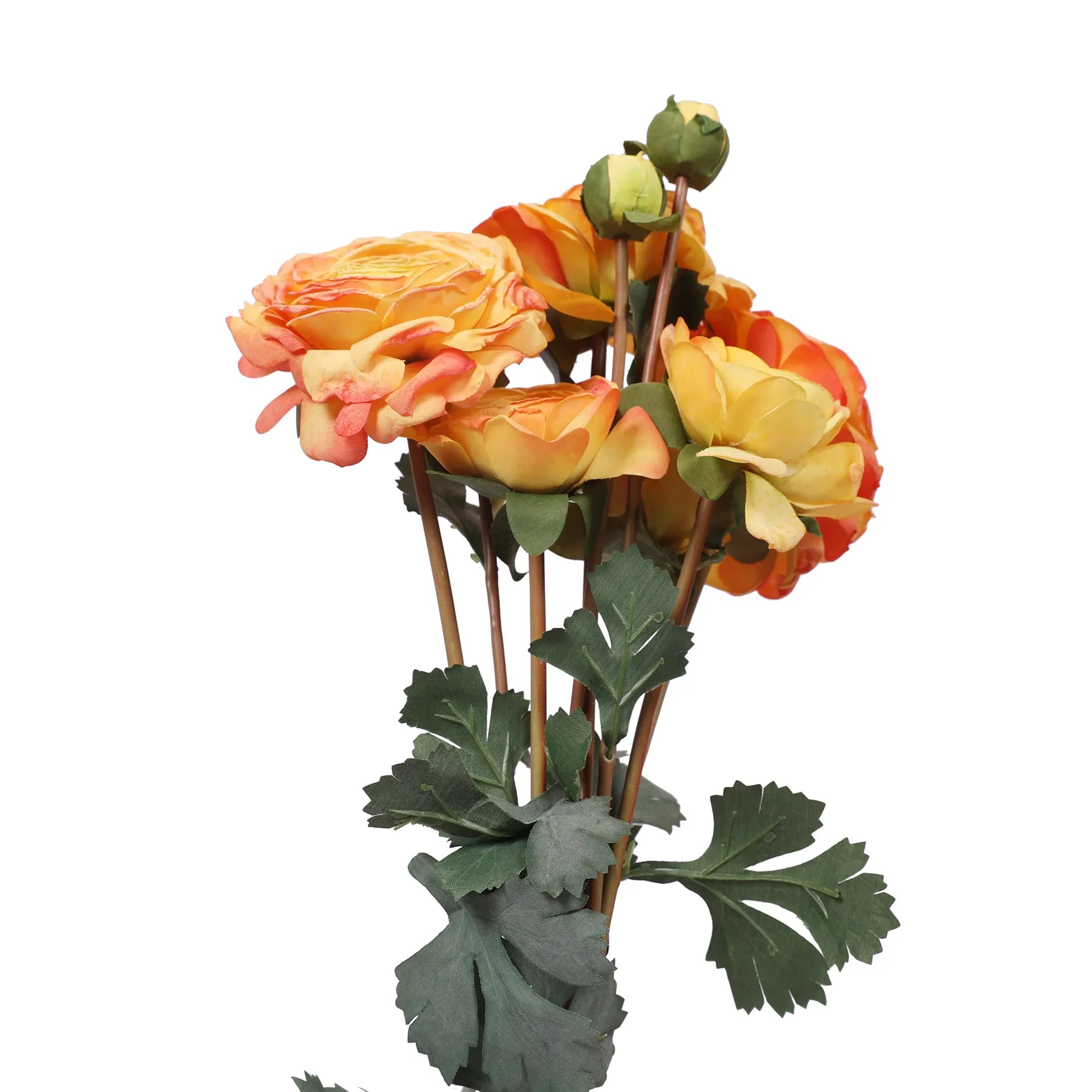 Blume Artificial Flower Rose Bunch 58cm in Yellow Colour By Living Essence - HomeTown